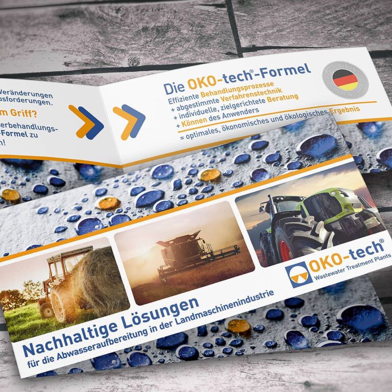 Recycling-Werbekarten für OKO-tech GmbH & Co.KG