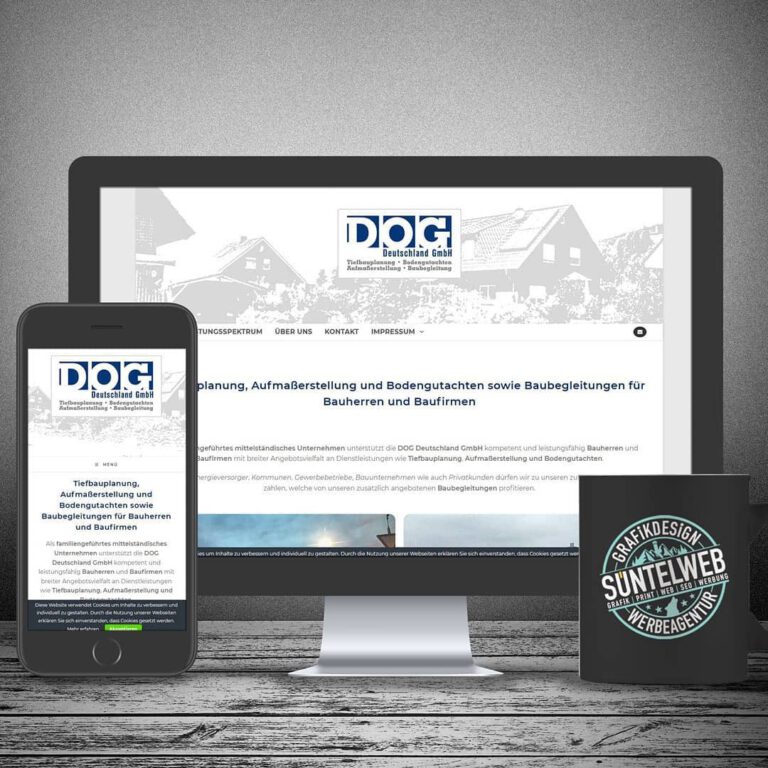Homepage für DOG Deutschland GmbH in Hessisch Oldendorf