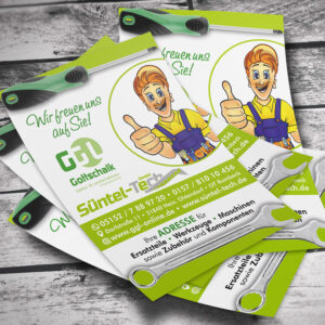 GGL Gottschalk + Süntel-Tech Flyergestaltung und Druck