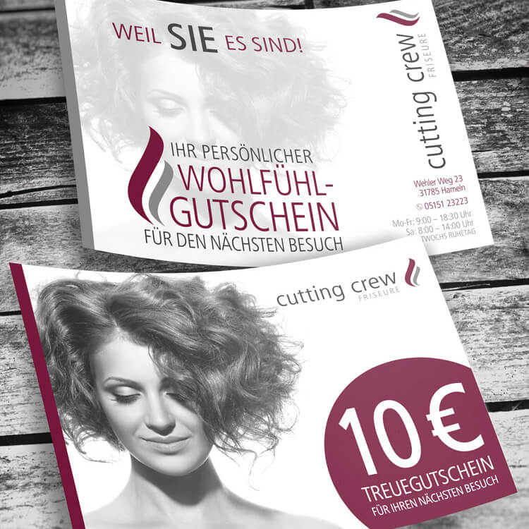 Cutting Crew Friseure Hameln Treuegutschein